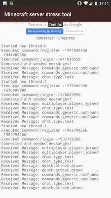 Play Minecraft server stress tool