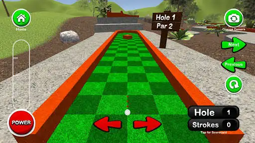 Play Mini Golf 3D Adventure as an online game Mini Golf 3D Adventure with UptoPlay