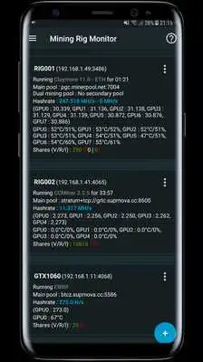 Play Mining Rig Monitor