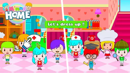 Play Minna Home Sweet Pretend Playground as an online game Minna Home Sweet Pretend Playground with UptoPlay