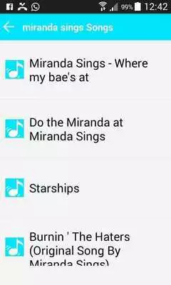 Play Miranda Sings All Songs