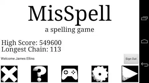 Play MisSpell: A Spelling Game as an online game MisSpell: A Spelling Game with UptoPlay