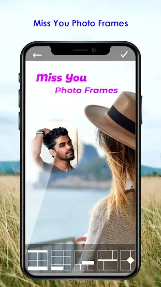 Play Miss You Photo Editor Frames as an online game Miss You Photo Editor Frames with UptoPlay