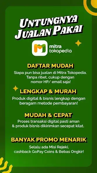 Play Mitra Tokopedia: Pulsa  PPOB as an online game Mitra Tokopedia: Pulsa  PPOB with UptoPlay