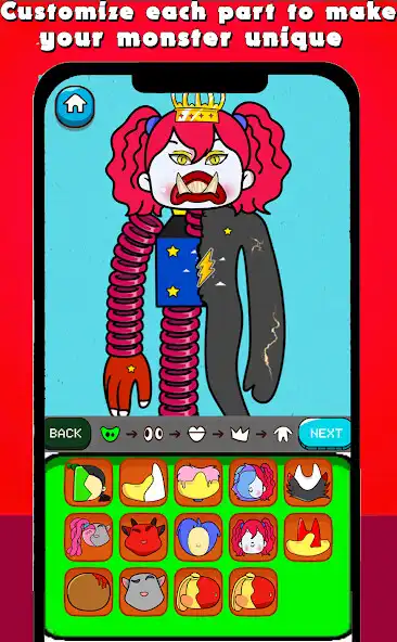 Play Mix Monster : Monster Makeover as an online game Mix Monster : Monster Makeover with UptoPlay