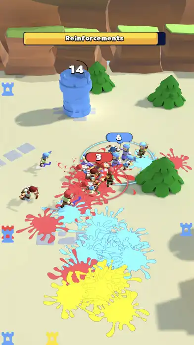 Play Mob Battle - Hero Crowd Fight as an online game Mob Battle - Hero Crowd Fight with UptoPlay