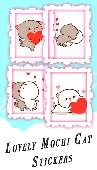 Play Mochi Cat Stickers WASticker  and enjoy Mochi Cat Stickers WASticker with UptoPlay