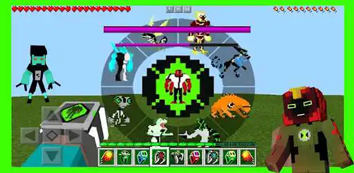 Play Mod Alien Ben of Skins MCPE PE as an online game Mod Alien Ben of Skins MCPE PE with UptoPlay