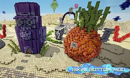 Play Mod Bikini Bottom for Minecraft PE as an online game Mod Bikini Bottom for Minecraft PE with UptoPlay