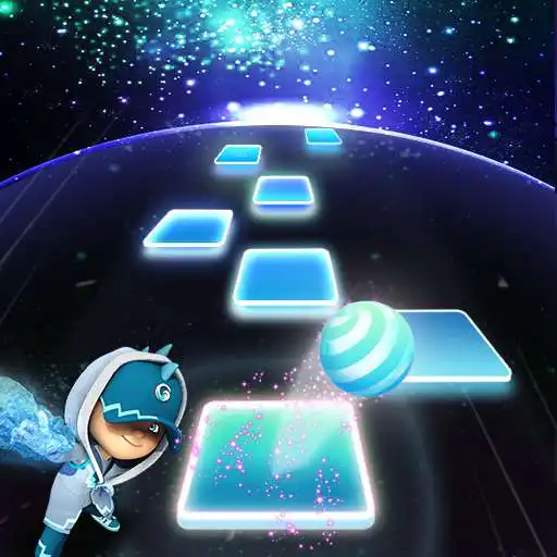 Play Mod BoboiBoy Tiles Hop Galaxy APK