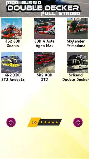 Play Mod Bussid Double Decker Full Strobo as an online game Mod Bussid Double Decker Full Strobo with UptoPlay