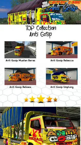 Play Mod Bussid Livery Truck Canter Anti Gosip as an online game Mod Bussid Livery Truck Canter Anti Gosip with UptoPlay