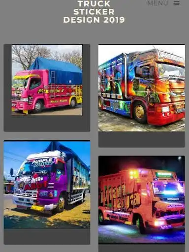 Play Modification of Truck Stickers 2019 as an online game Modification of Truck Stickers 2019 with UptoPlay