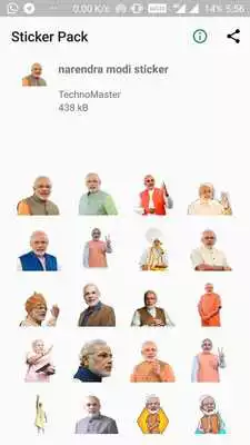 Play Modi Stickers , WAStickerApps