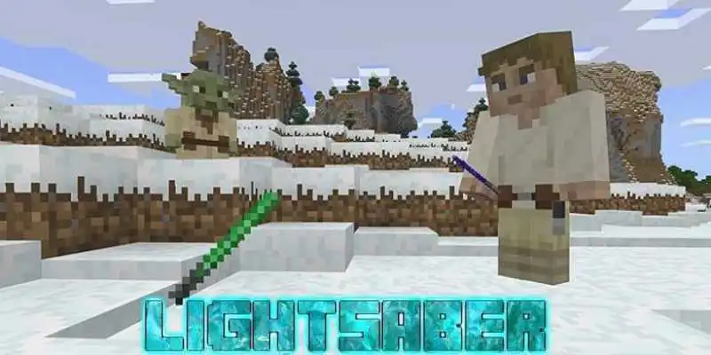 Play Mod Lightsaber for MCPE