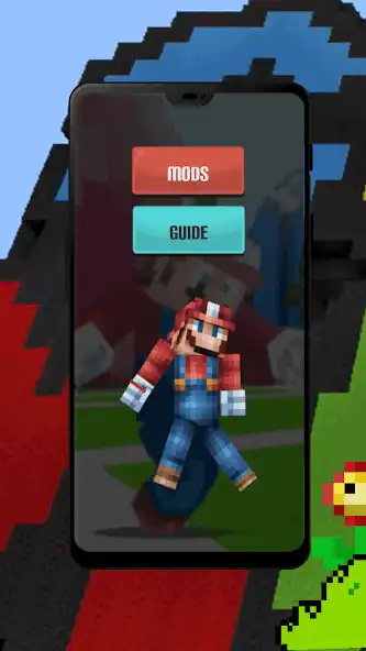 Play Mod Mario Craft for MCPE as an online game Mod Mario Craft for MCPE with UptoPlay