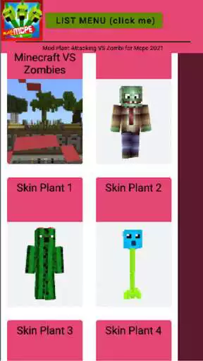 Play Mod Plant Attacking VS Zombi for Mcpe 2021 as an online game Mod Plant Attacking VS Zombi for Mcpe 2021 with UptoPlay