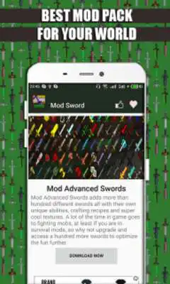 Play Mods and Addons Swords for MCPE