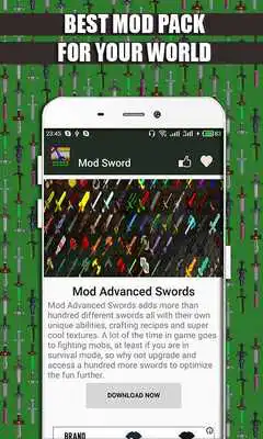 Play Mods and Addons Swords for MCPE