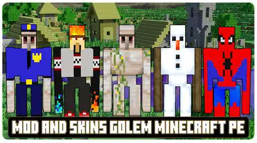 Play Mods Copper Iron Golem In MCPE  and enjoy Mods Copper Iron Golem In MCPE with UptoPlay