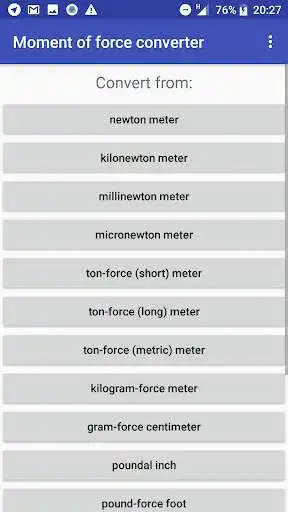 Play Moment of force converter