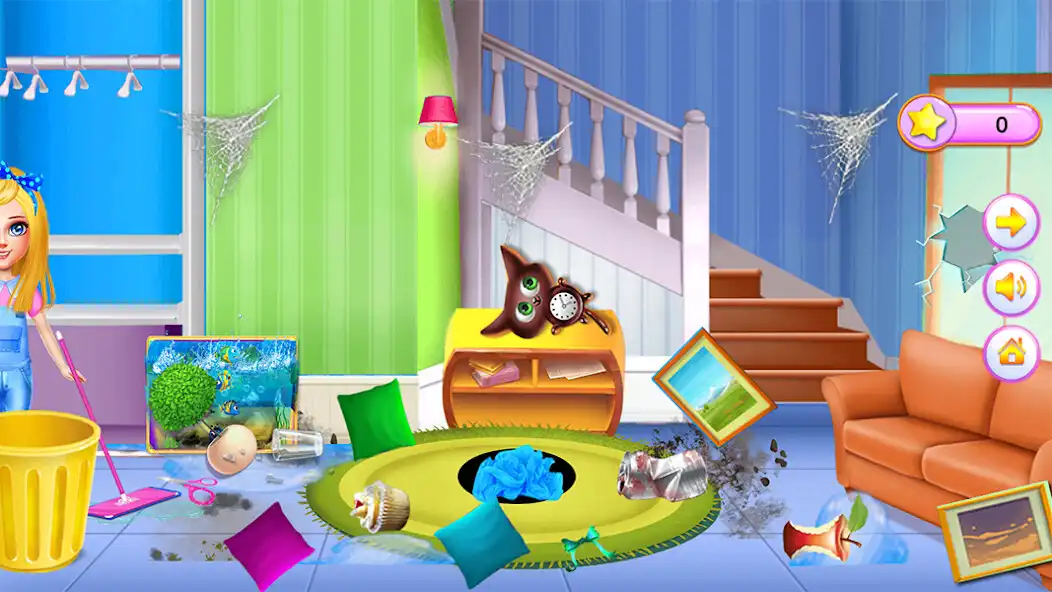 Play Mommy  baby house cleaning as an online game Mommy  baby house cleaning with UptoPlay