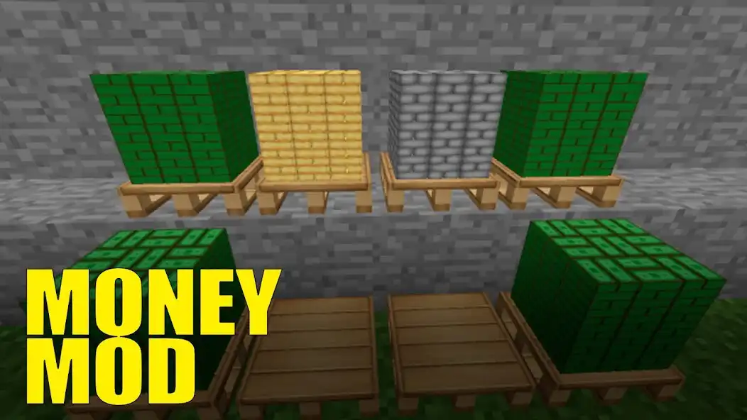 Play Money Mod for Minecraft PE  and enjoy Money Mod for Minecraft PE with UptoPlay