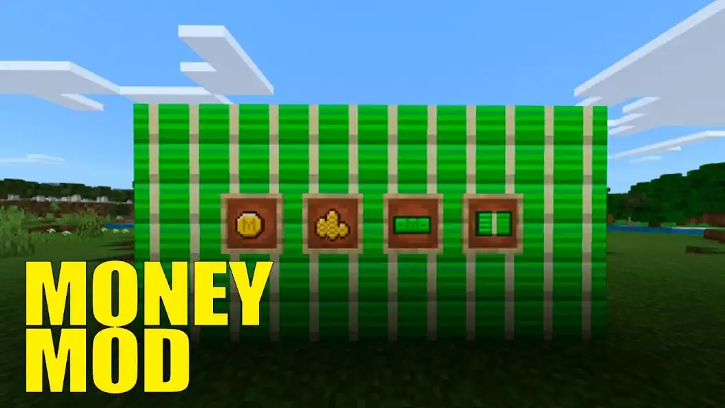 Play Money Mod for Minecraft PE as an online game Money Mod for Minecraft PE with UptoPlay