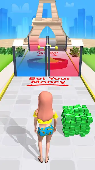 Play Money Rich Run - Running Game as an online game Money Rich Run - Running Game with UptoPlay