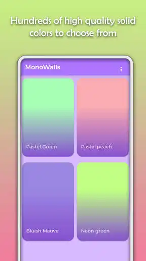 Play MonoWalls : HD Solid Color Wallpapers as an online game MonoWalls : HD Solid Color Wallpapers with UptoPlay