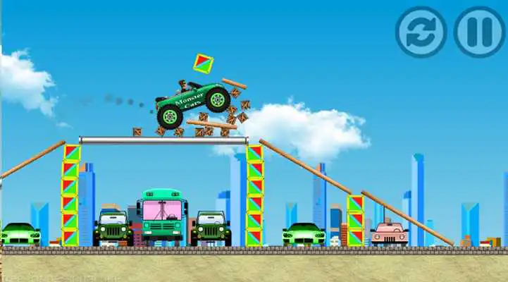 Play Monster Cars 4