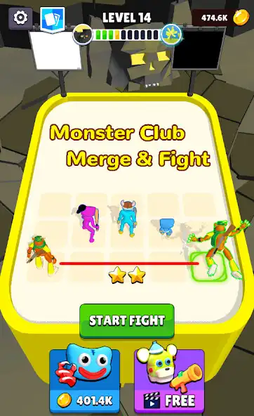 Play Monster Club: Merge  Fight as an online game Monster Club: Merge  Fight with UptoPlay