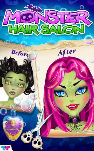 Play Monster Hair Salon  and enjoy Monster Hair Salon with UptoPlay