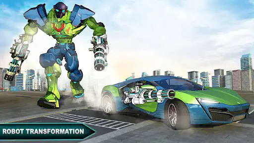 Play Monster Hero Robot Car Game as an online game Monster Hero Robot Car Game with UptoPlay