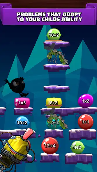 Play Monster Math: Kids School Game as an online game Monster Math: Kids School Game with UptoPlay