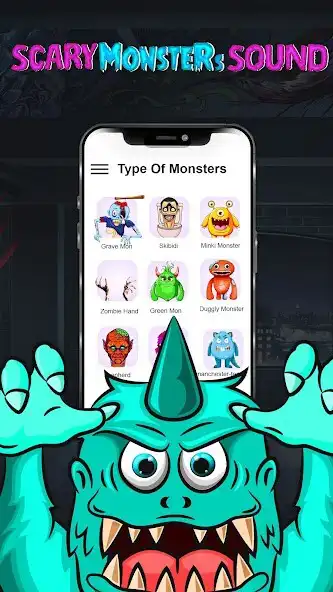 Play Monster Sounds - Scary Prank as an online game Monster Sounds - Scary Prank with UptoPlay