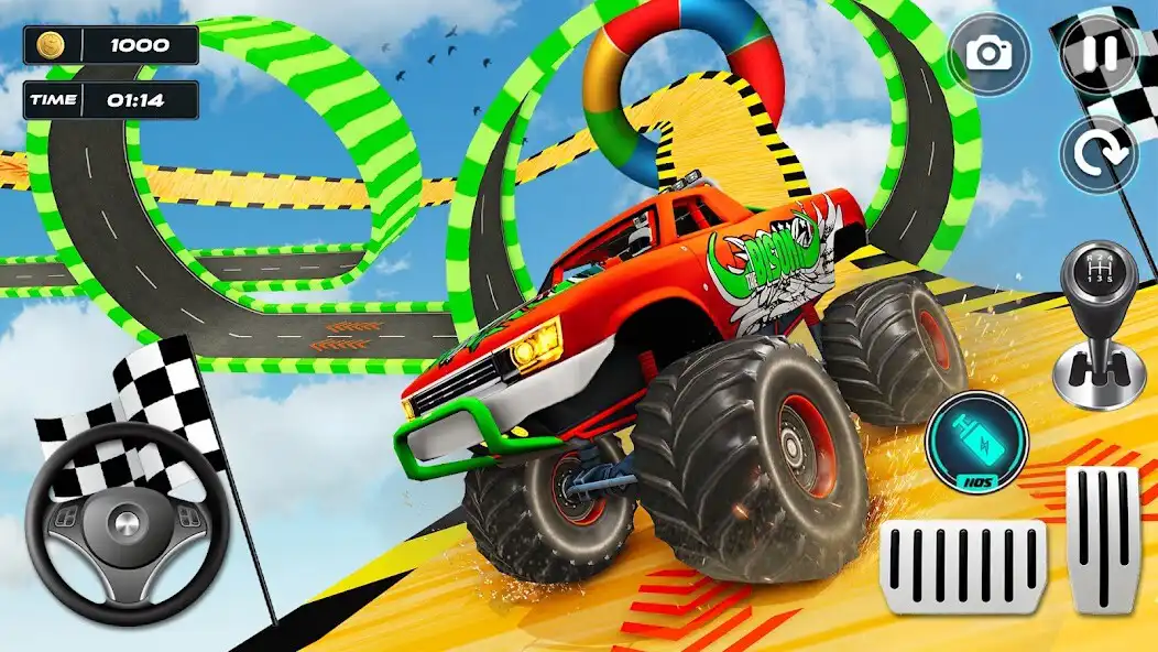 Play Monster Truck : Car Game Stunt  and enjoy Monster Truck : Car Game Stunt with UptoPlay