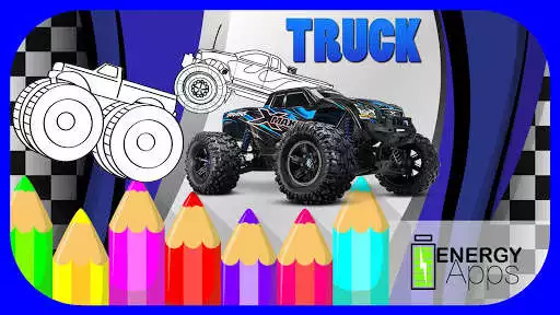 Play Monster Truck Coloring Book  and enjoy Monster Truck Coloring Book with UptoPlay