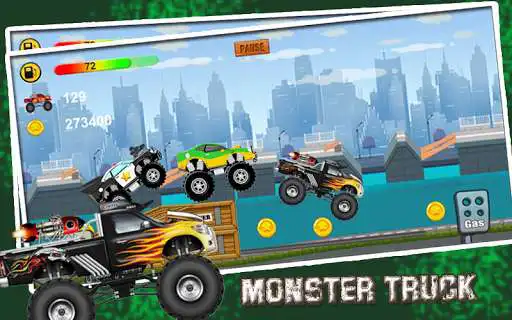 Play Monster Truck Dash 2020 as an online game Monster Truck Dash 2020 with UptoPlay