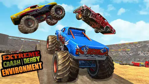 Play Monster Truck Derby Crash Game as an online game Monster Truck Derby Crash Game with UptoPlay