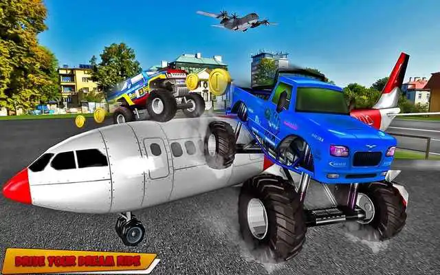 Play Monster Truck Stunts Racing Games 2017