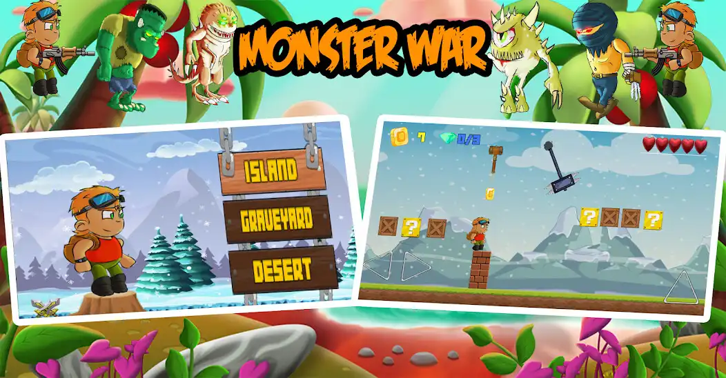 Play Monster War  and enjoy Monster War with UptoPlay