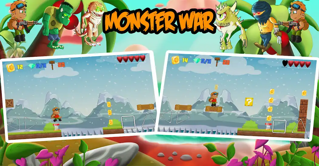 Play Monster War as an online game Monster War with UptoPlay