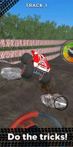 Play Monster Wheels 3D as an online game Monster Wheels 3D with UptoPlay