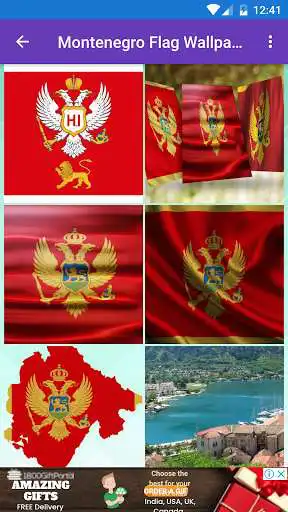 Play Montenegro Flag Wallpaper:Flags and Country Images  and enjoy Montenegro Flag Wallpaper:Flags and Country Images with UptoPlay