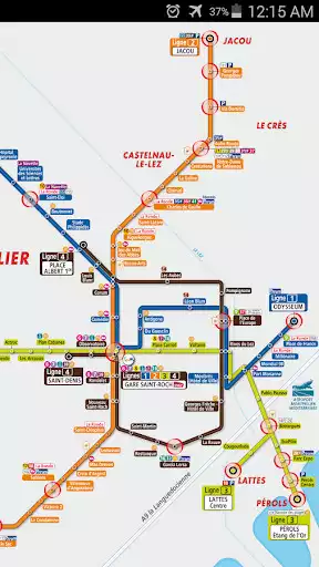 Play Montpellier Tram Map