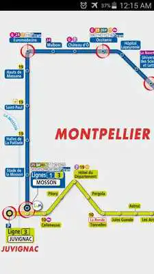 Play Montpellier Tram Map