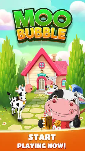 Play Moo Bubble Farm as an online game Moo Bubble Farm with UptoPlay