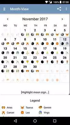 Play Moon Calendar - Moony