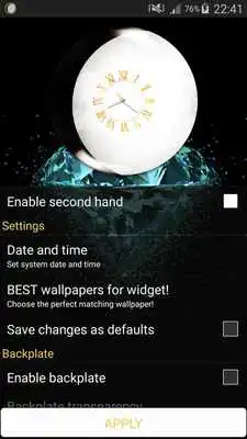 Play Moon Clock Widget